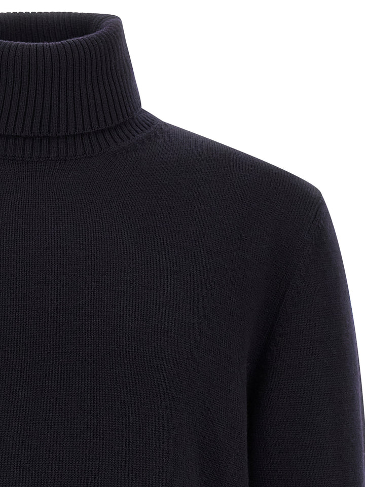 Ballantyne Wool Turtleneck Sweater Maglioni - Blu | be86fed252eb66d8c70947f84ffedce117791b1b