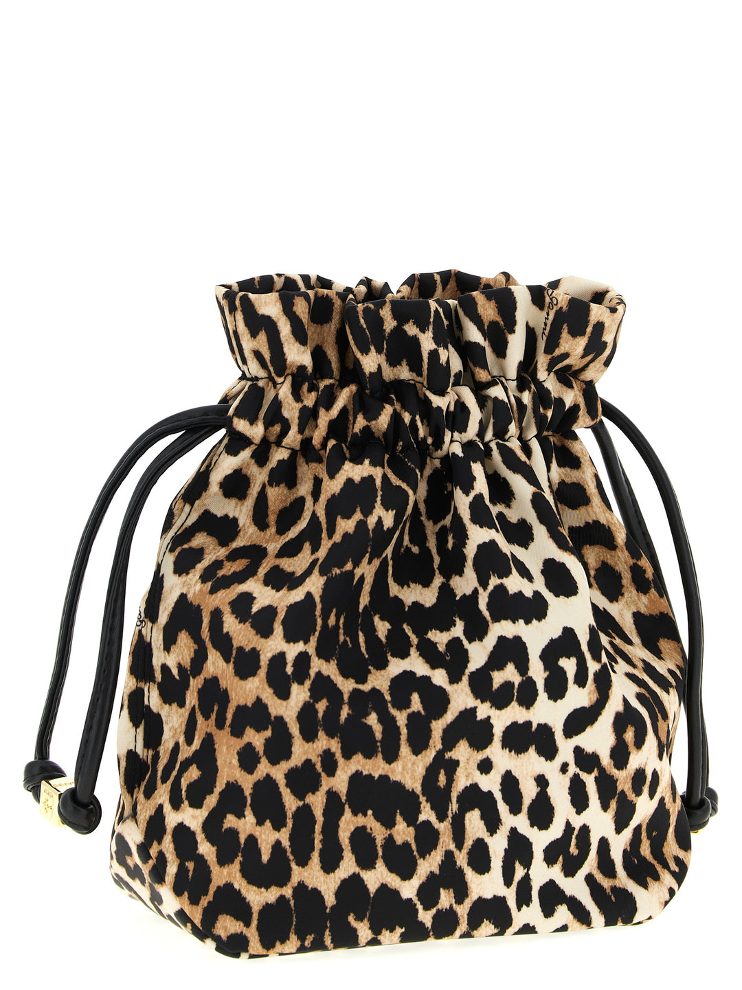 Ganni Animalier Pouch Clutch - Marrone | cf2569d8acbc7b01c99f7cc12d16904b3b5b0450