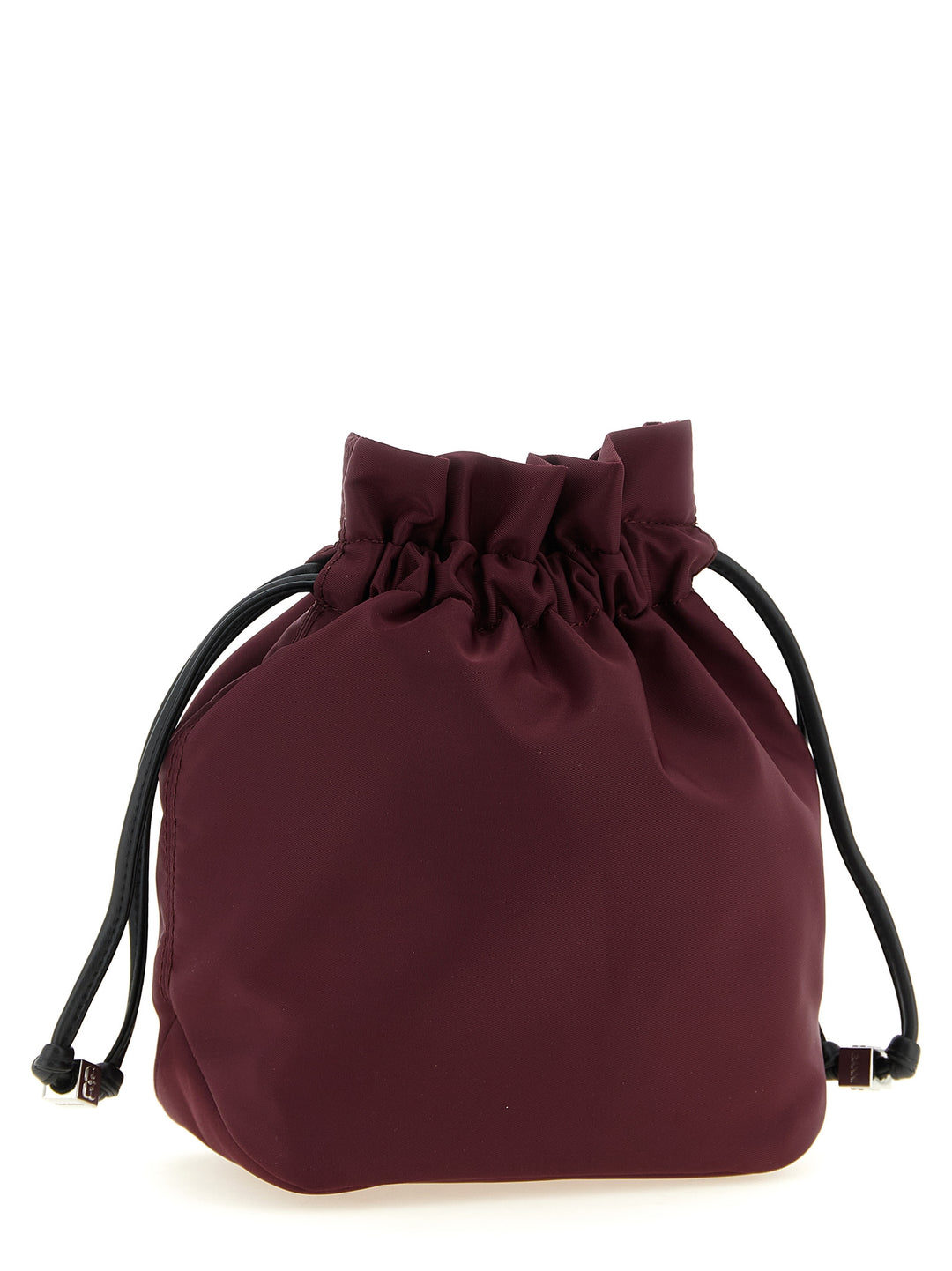 Ganni Ganni Logo Clutch - Bordeaux | 11a2ce23cc849ef6b9405ceca9e6950ed7db5129