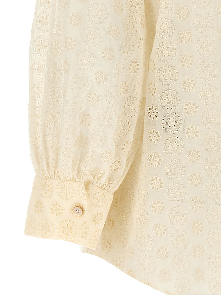 Valentino Garavani Shirt Valentino Garavani Sangallo Camicie - Bianco | 6892663d2fbb845e28ff07d1b306c6dad7850c34