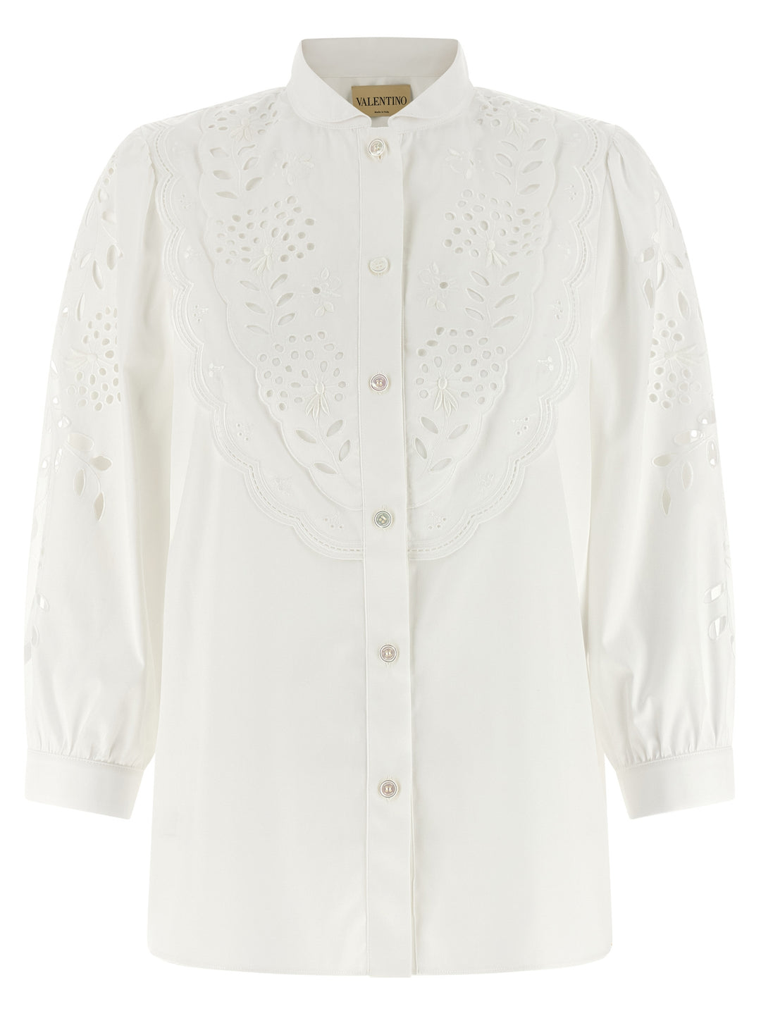 Valentino Garavani Shirt Valentino Garavani Embroidered Sangallo Camicie - Bianco | 6e3174abd0c5a9de911baf1e062150bb352093c0