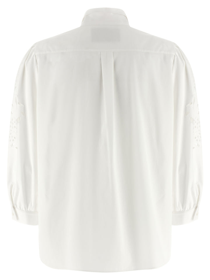 Valentino Garavani Shirt Valentino Garavani Embroidered Sangallo Camicie - Bianco | f712a8c2f439575a0ceaefd80b6da35c4c6f3b16