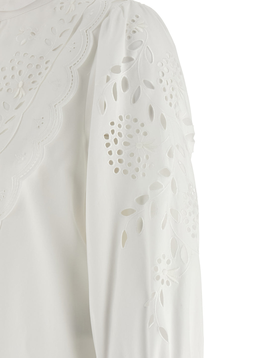 Valentino Garavani Shirt Valentino Garavani Embroidered Sangallo Camicie - Bianco | 0aec7244ca8bb98945c787f4c15e96c3861327df