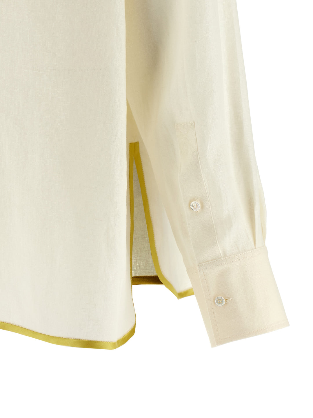 Valentino Garavani Valentino Garavani Floral Embroidery Shirt Camicie - Beige | c8dc5196520b1206f4217fd71122c9635eb04a5a