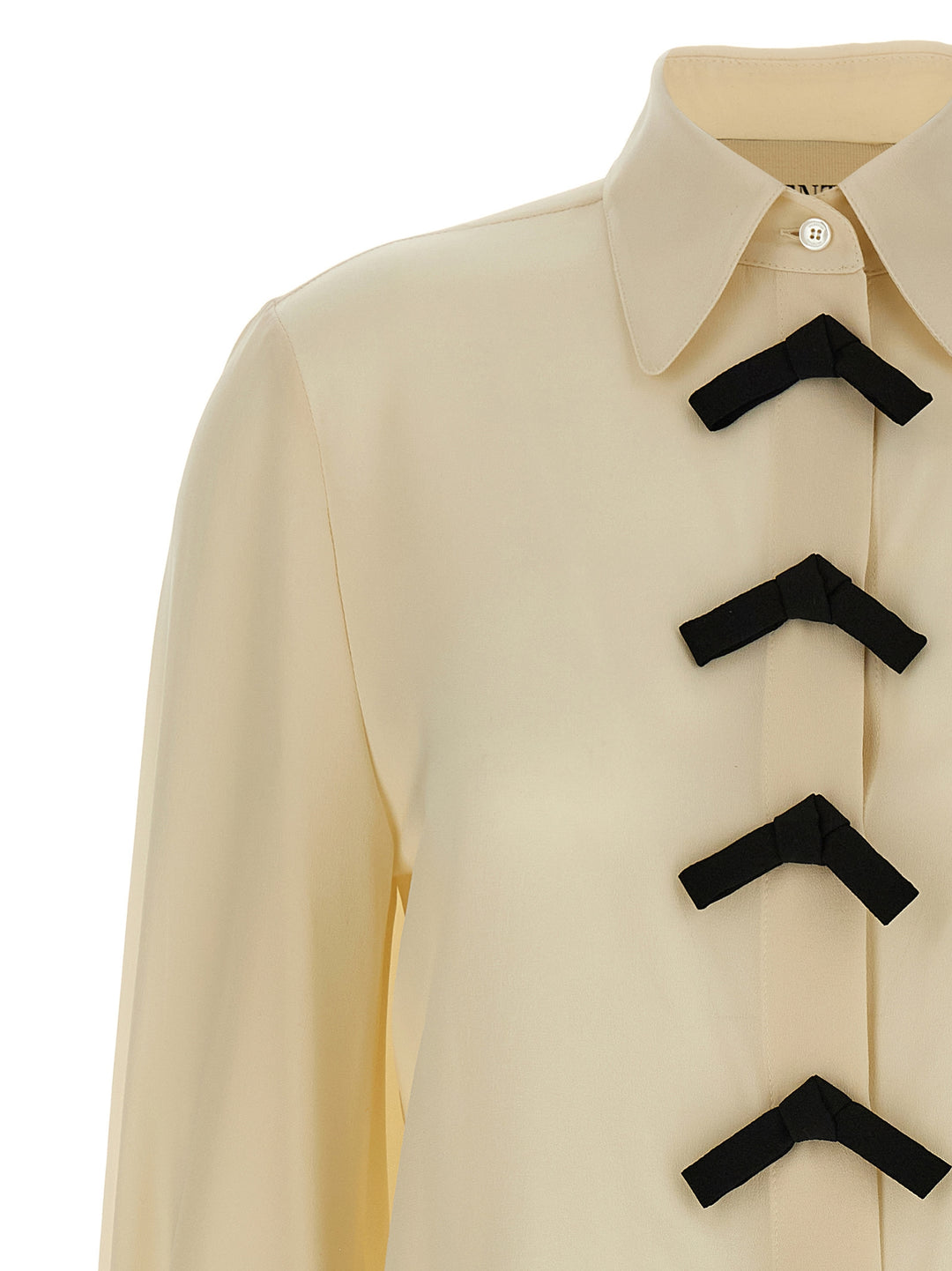 Valentino Garavani Valentino Garavani Bow Shirt Camicie - Beige | ca5dc35cd1697cd6b962f54145954960adea5017