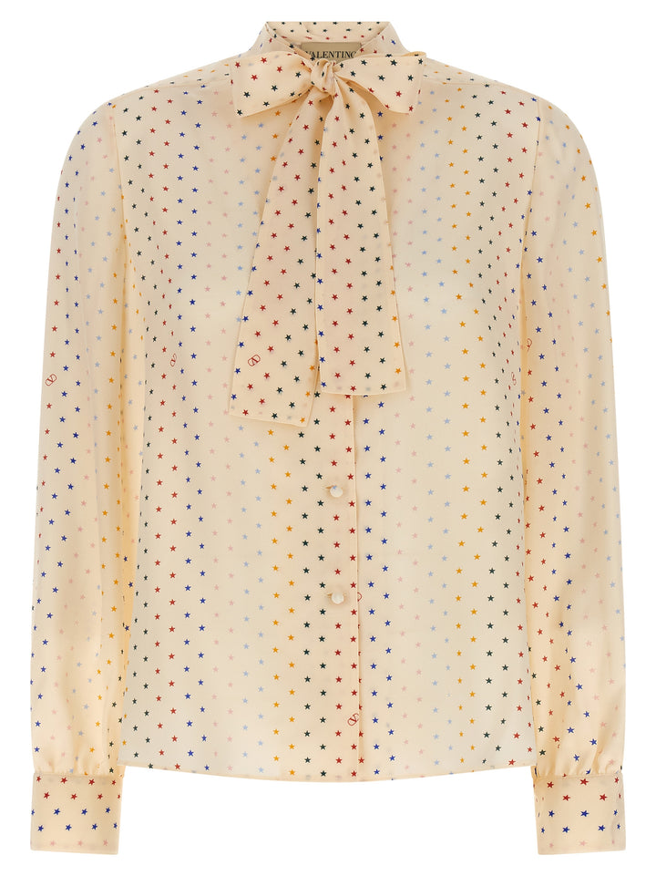 Valentino Garavani Starry Camicie - Rosa | f50fee22a429c02f78a6afbdb8b1102ab3bd81d8