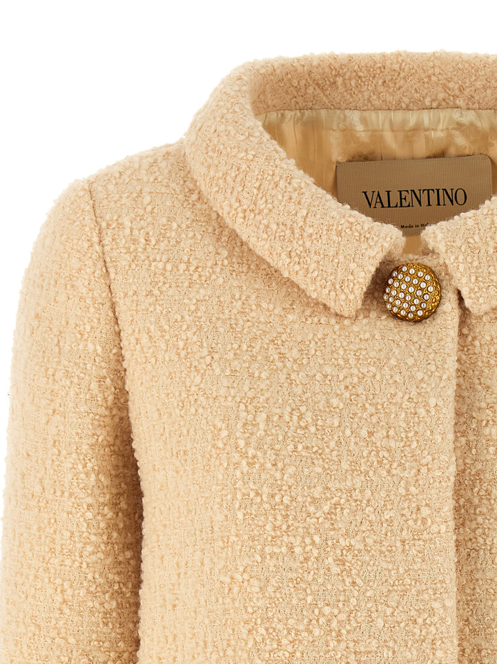 Valentino Garavani Blazer Valentino Garavani In Tweed BlazerS - Bianco | a547aa09bd7e39e5e0f91538bd90a31e8221358a