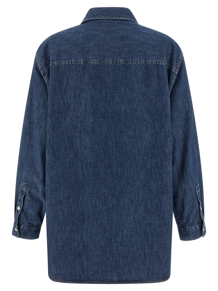 Valentino Garavani Valentino Garavani Vgold Shirt Camicie - Blu | e758f079496da27a32d8516e3f8d9600d56f1591