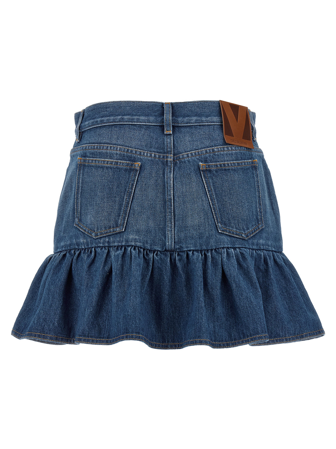 Valentino Garavani Denim Skirt Gonne - Celeste | 66ebd18790b9af4d7ec813f031e7bc68b9e9b7b6