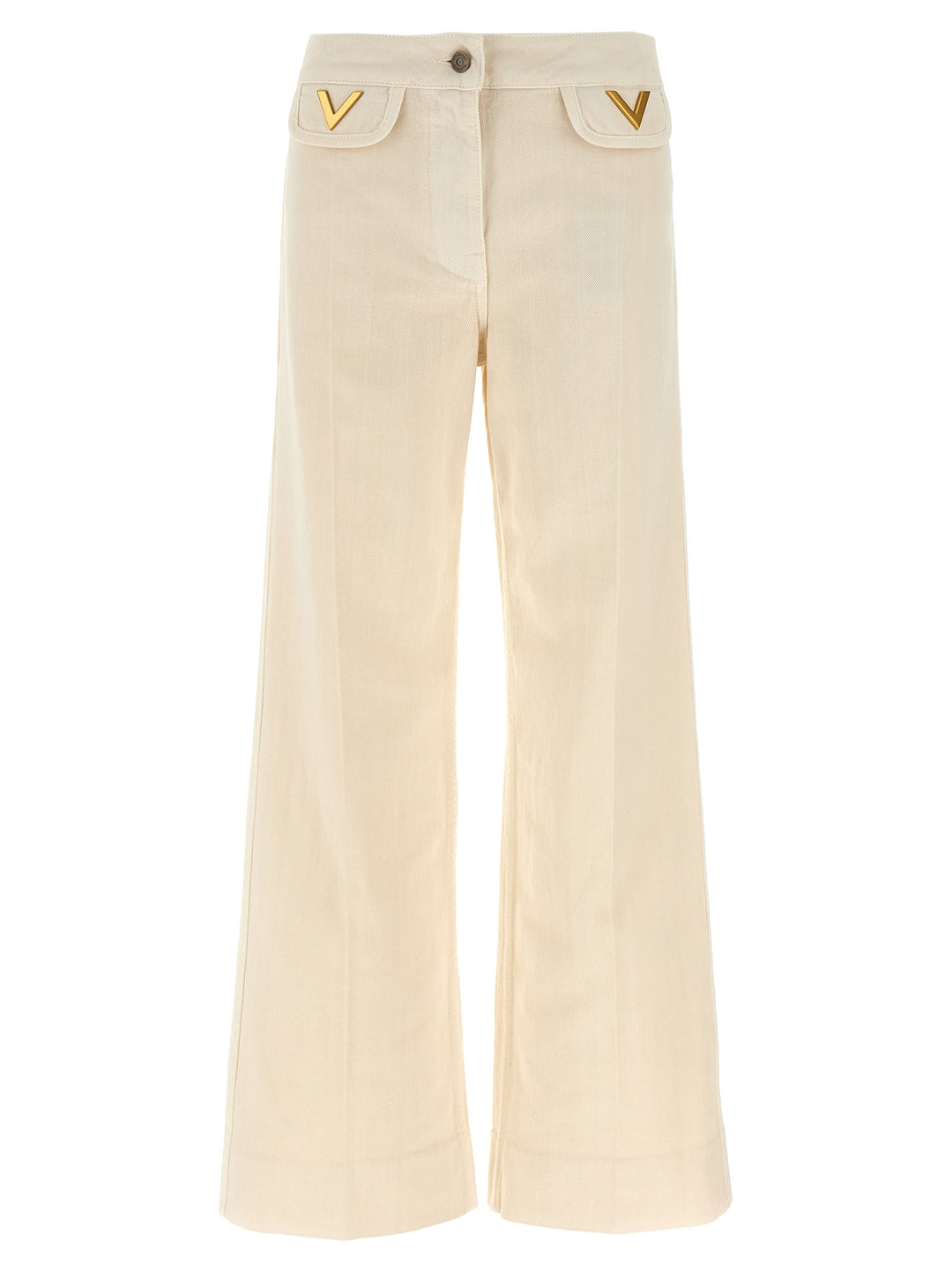 Valentino Garavani V Jeans - Bianco | b3eacf3838daec1e0a8e29bb8314524bf7069dc1