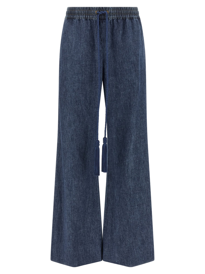 Valentino Garavani Valentino Garavani Vgold Jeans - Blu | a426d568b5387f425dd1410b84ab4dc9981293e1