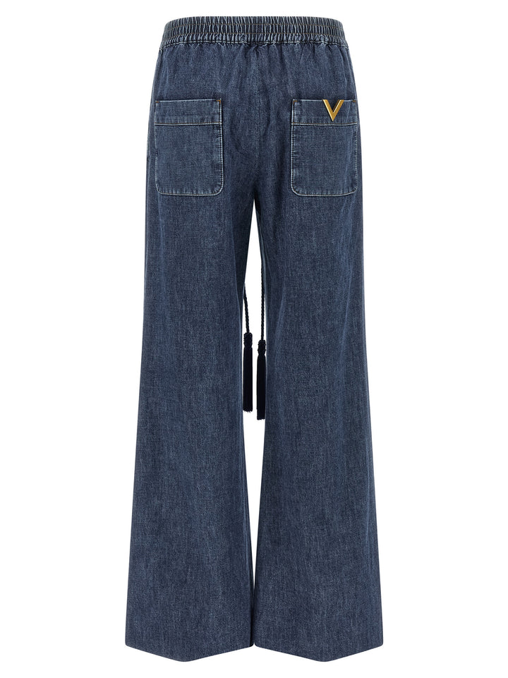 Valentino Garavani Valentino Garavani Vgold Jeans - Blu | a1407496d099f220e5cf09c5d631af11cba3e472