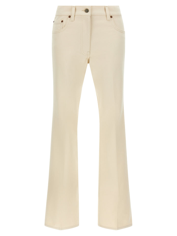 Valentino Garavani Valentino Garavani Vgold Jeans - Beige | 70a9b5c72f39547eeb8f6bd5d888827f6ddd3a6c