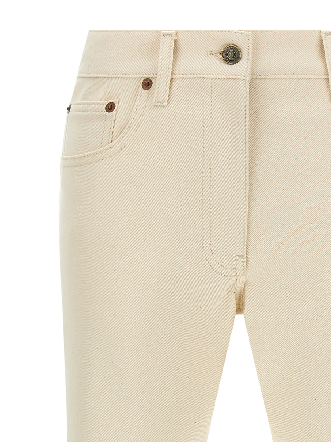 Valentino Garavani Valentino Garavani Vgold Jeans - Beige | a544c19ea4579ebf22d8781d4544da794c5fcbf7