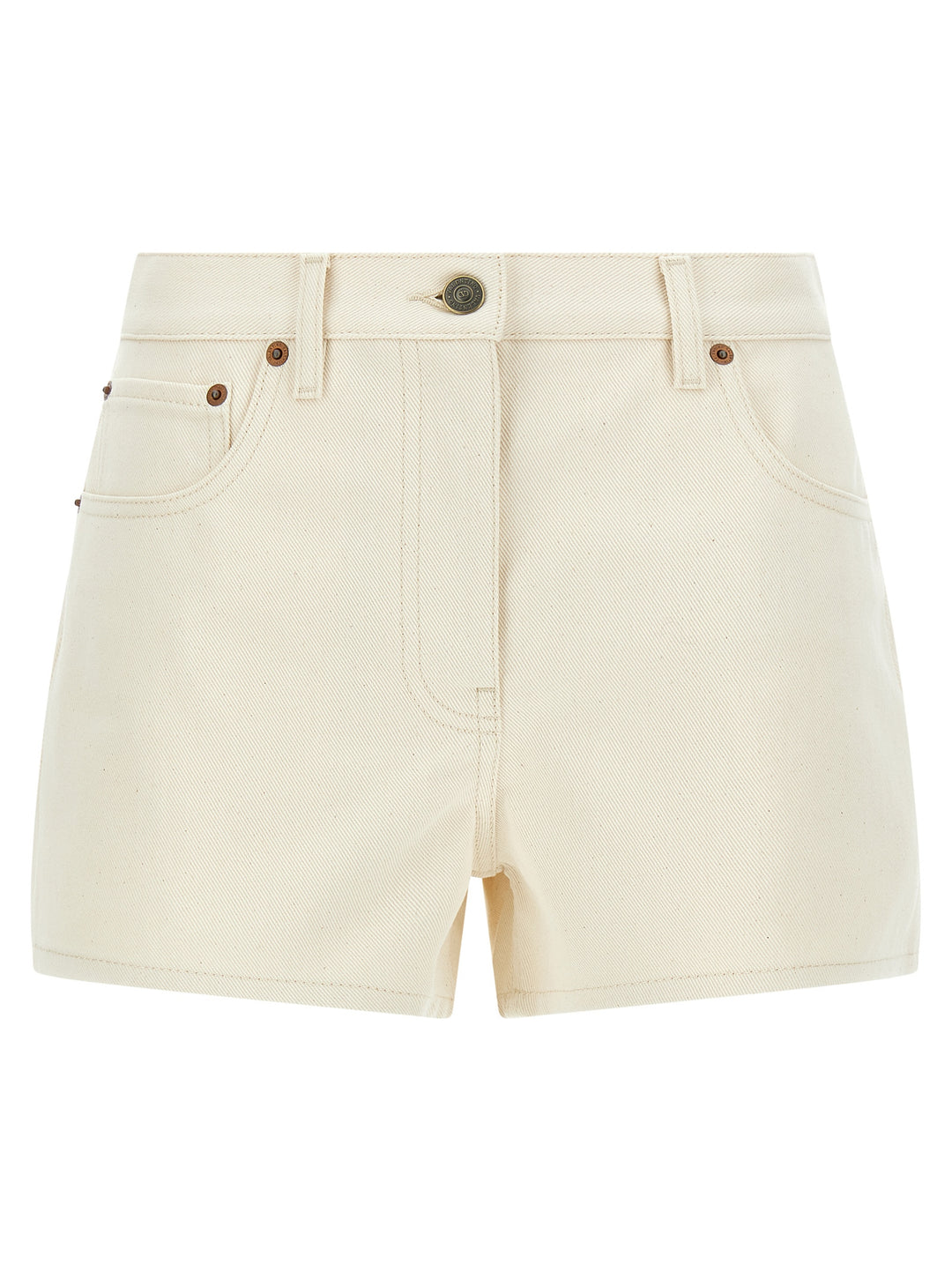 Valentino Garavani Valentino Garavani Vgold Shorts Bermuda e Short - Beige | 223a0b9ec52343c796f8b4172a92fc556d5671bd