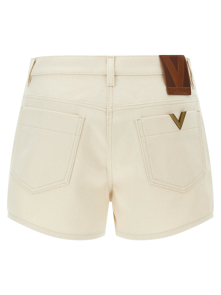 Valentino Garavani Valentino Garavani Vgold Shorts Bermuda e Short - Beige | 0973b14dc0b9082cba20db4c22f98d4455790c33