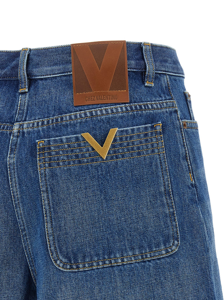 Valentino Garavani Valentino Garavani Vgold Shorts Bermuda e Short - Blu | aef8a915b9ec585c8f68a61da61b381d8c0282bc