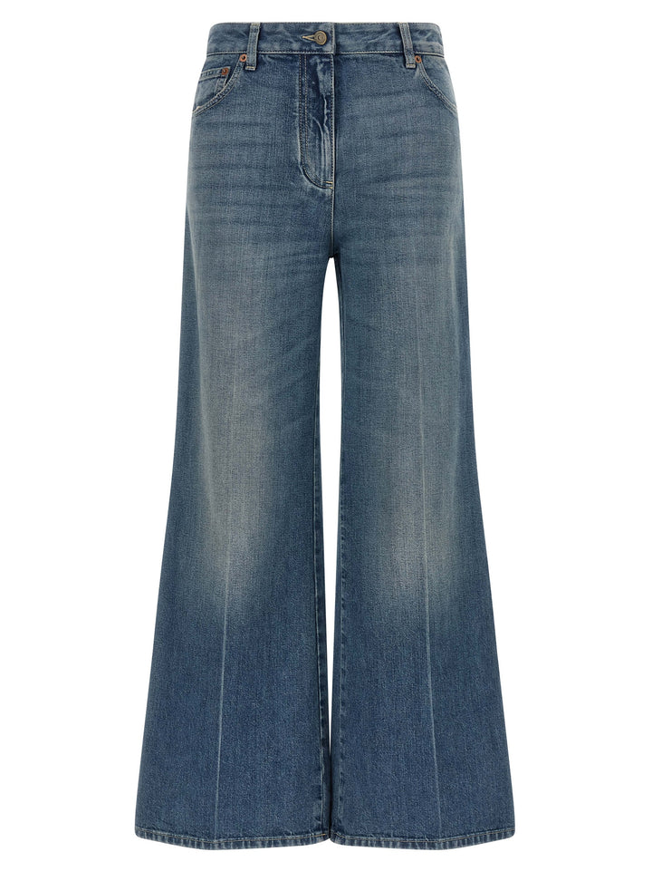 Valentino Garavani Vgold Jeans - Blu | 463a34e41370a69e77893d28555f591425cbd9a6