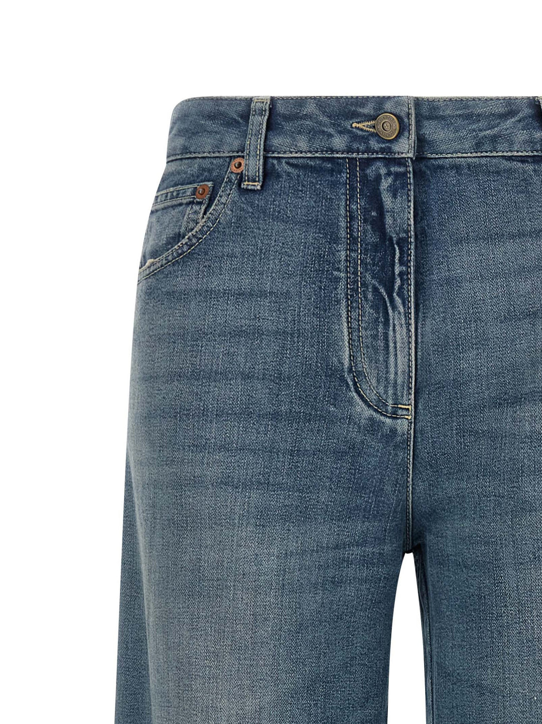 Valentino Garavani Vgold Jeans - Blu | b4cf85590d23ae12d128b0a982848c44202e9ead