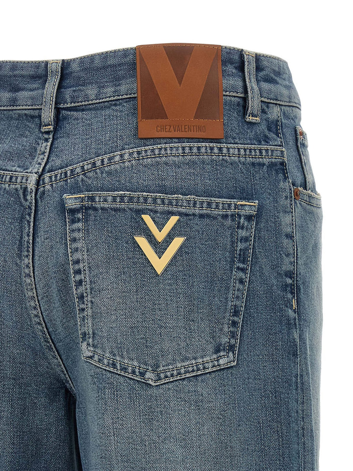 Valentino Garavani Vgold Jeans - Blu | 90cb9db448c5983ec884ebba6cf7ab989e267ef6