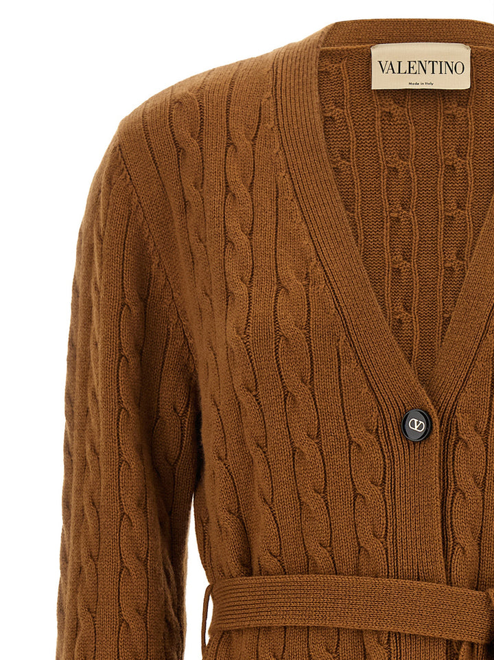 Valentino Garavani Vlogo Signature Maglioni - Marrone | 4656d63fdc7d792e3d982cb8ecfd556c10ad1384