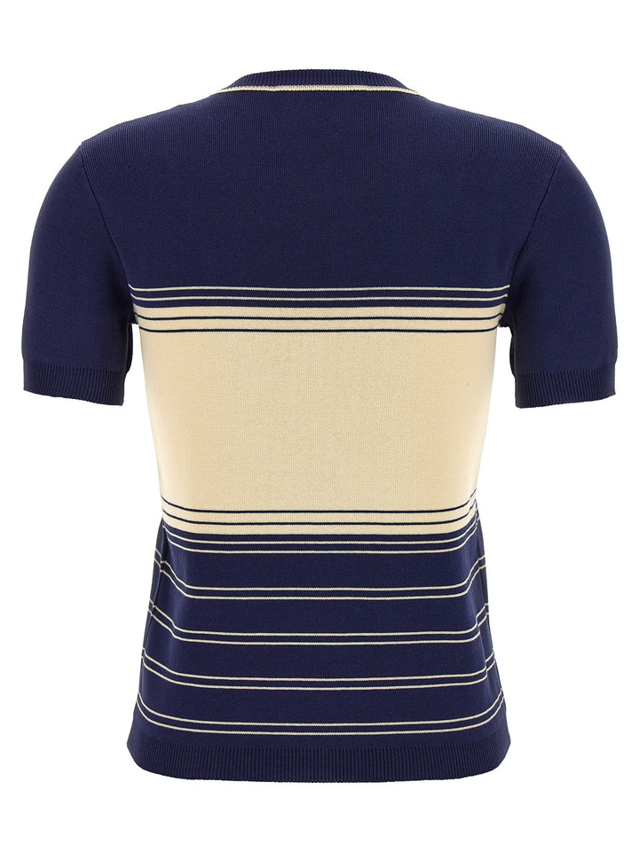 Valentino Garavani Chez Valentino T shirt - Blu | 89e98b27d2c0cdbc096f77b4b6855fd1c3bd5933
