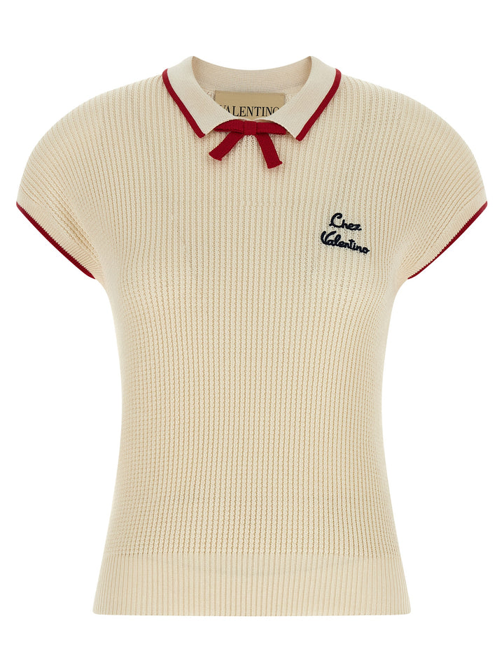 Valentino Garavani Chez Valentino Top - Beige | de3f95770f9b0f8c325c7d871389f1a8535fb02e