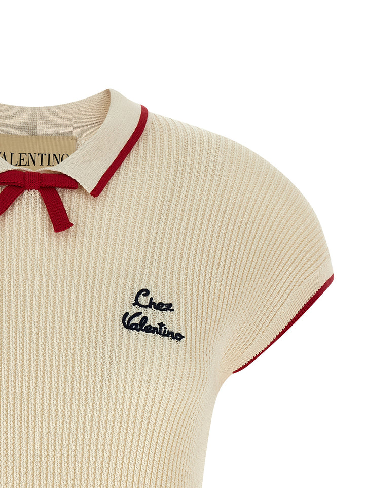 Valentino Garavani Chez Valentino Top - Beige | 498634f2843d3459b1765faef7256f7831eb0d0f