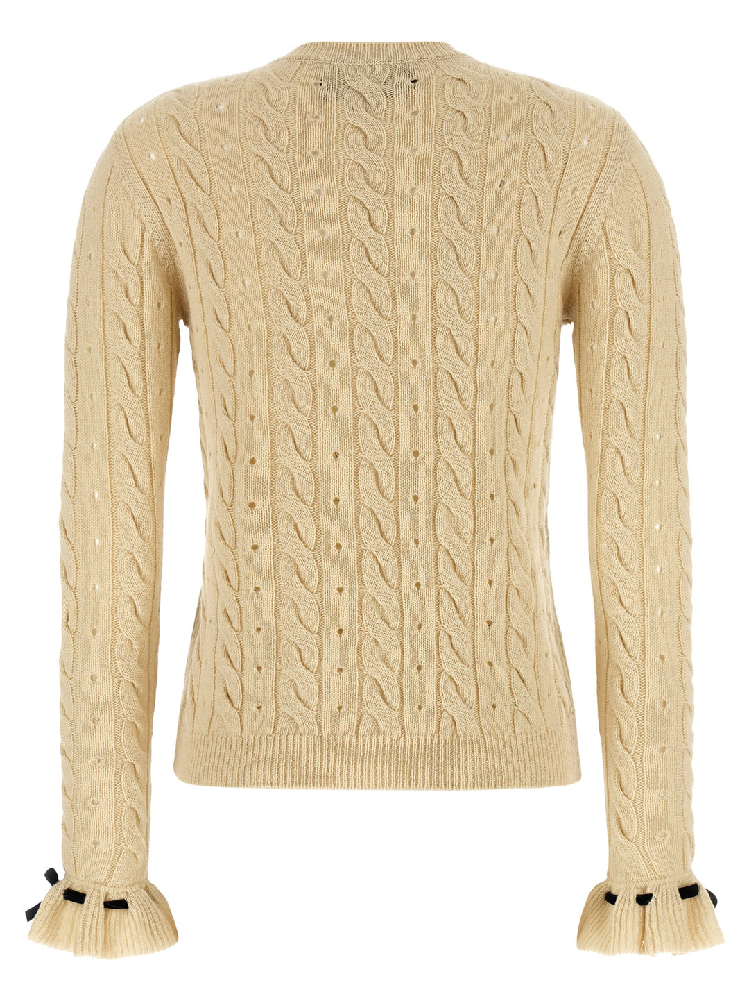 Valentino Garavani Valentino Garavani Wool Sweater Maglioni - Beige | ce955708ac07879835783a3508cfe2c86a4043c6