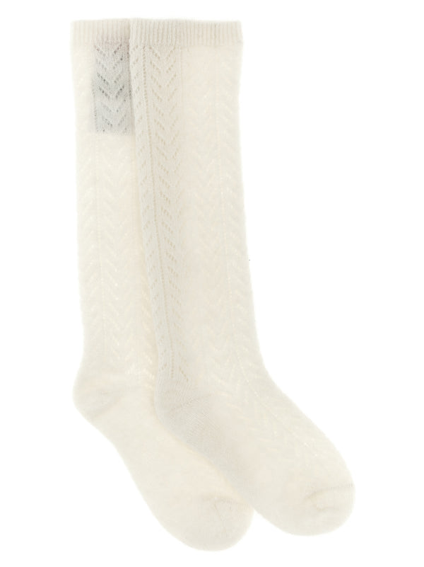 Valentino Garavani Calcetines Blanco