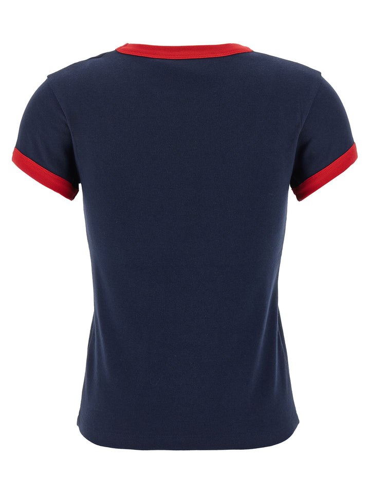 Valentino Garavani Chez Valentino T shirt - Blu | a59a7836dc1864113c0f07b6042a8b9f054658aa