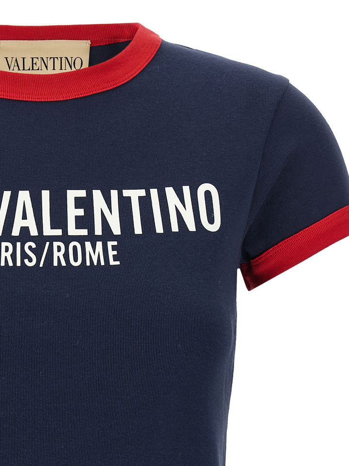 Valentino Garavani Chez Valentino T shirt - Blu | b6cb1e1285f9cf0ff9d79581d7313f0d94b28c9a