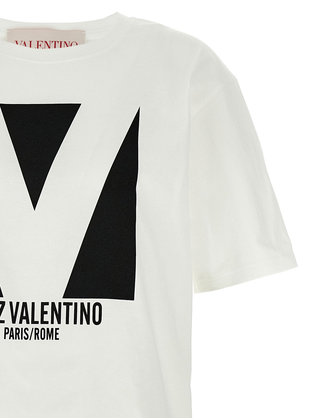 Valentino Garavani Chez Valentino T shirt - Bianco | 05b44eadbbfa296fef9e87d1634a474824424876
