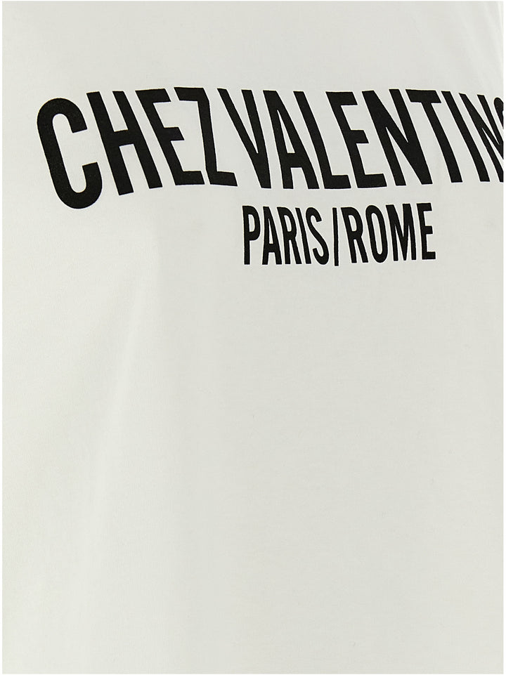 Valentino Garavani Chez Valentino T shirt - Bianco/Nero | a663f1fce1d73916d93454382c45c309786c0f22