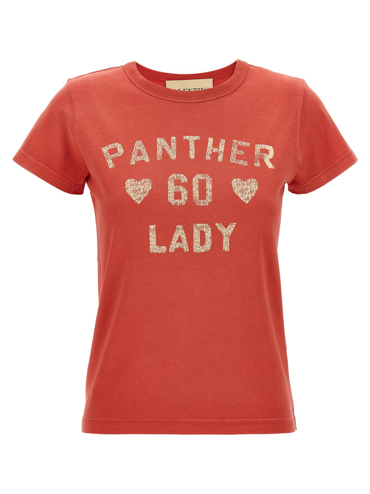 Valentino Garavani Panther Lady T shirt - Rosso | 5b14f1f3391ac3c517eed5ff664d0bd861963f9b
