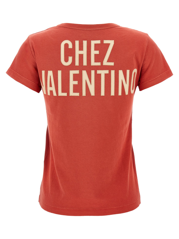 Valentino Garavani Panther Lady T shirt - Rosso | 4bf26a8c9fd7bc6cc456191fd10cd5de903deb4f