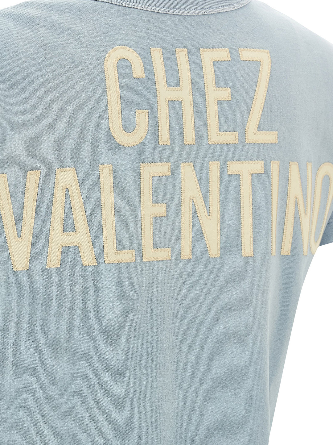 Valentino Garavani Panther Lady T shirt - Celeste | 7ff3a5d12d40fd8da2185007d01db81bb26ed8dc
