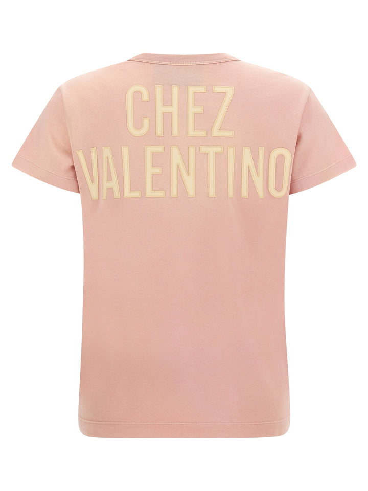 Valentino Garavani Panther Lady T shirt - Rosa | 3bfa795600d455d47b07af8f49a3b3c9c6208364