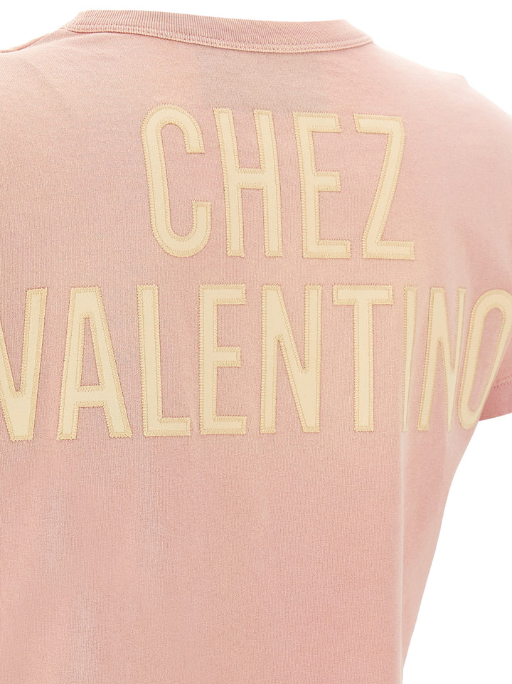 Valentino Garavani Panther Lady T shirt - Rosa | 80fd5d9de8b8bef0cbef263b754e0913ae8bc4fe