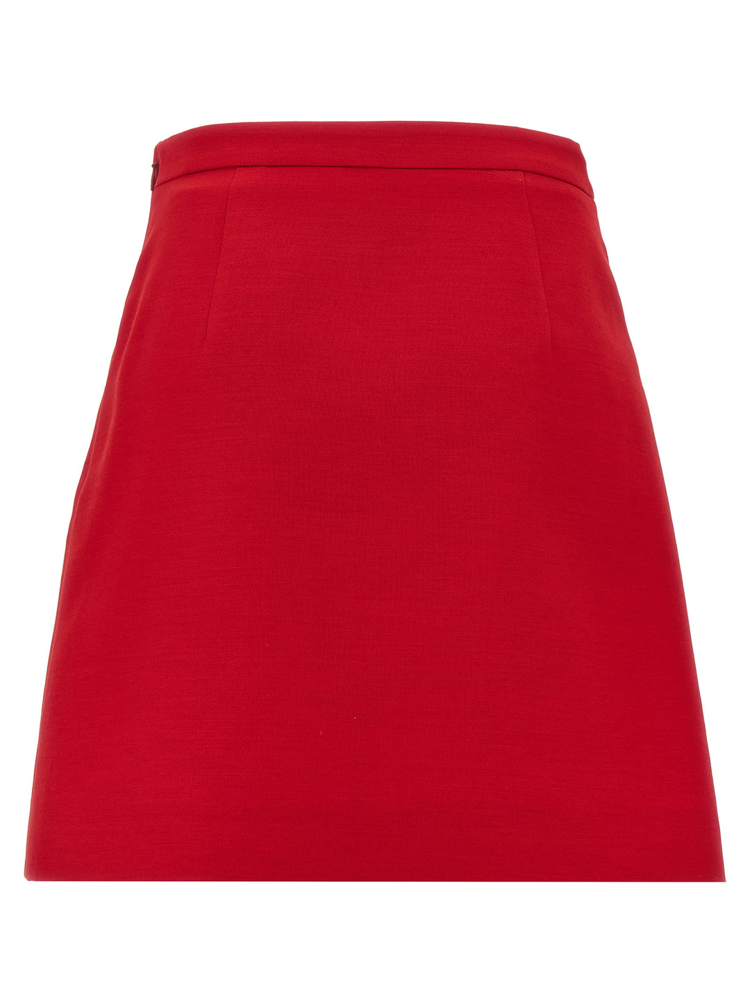 Valentino Garavani Valentino Garavani Crepe Couture Skirt Gonne - Rosso | e285db0e87272a604bffdc25ba83eb9d40e22269