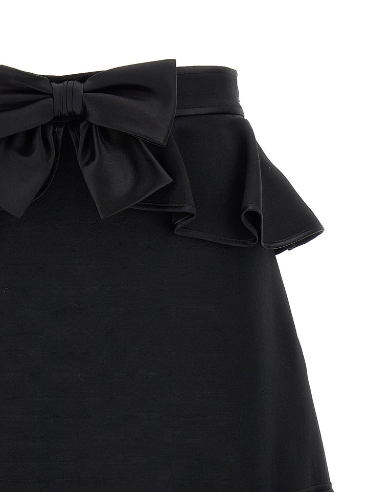 Valentino Garavani Valentino Garavani Crepe Couture Skirt Gonne - Nero | 1868f08cbfde27086116b0f0f7260456f8bf8e56