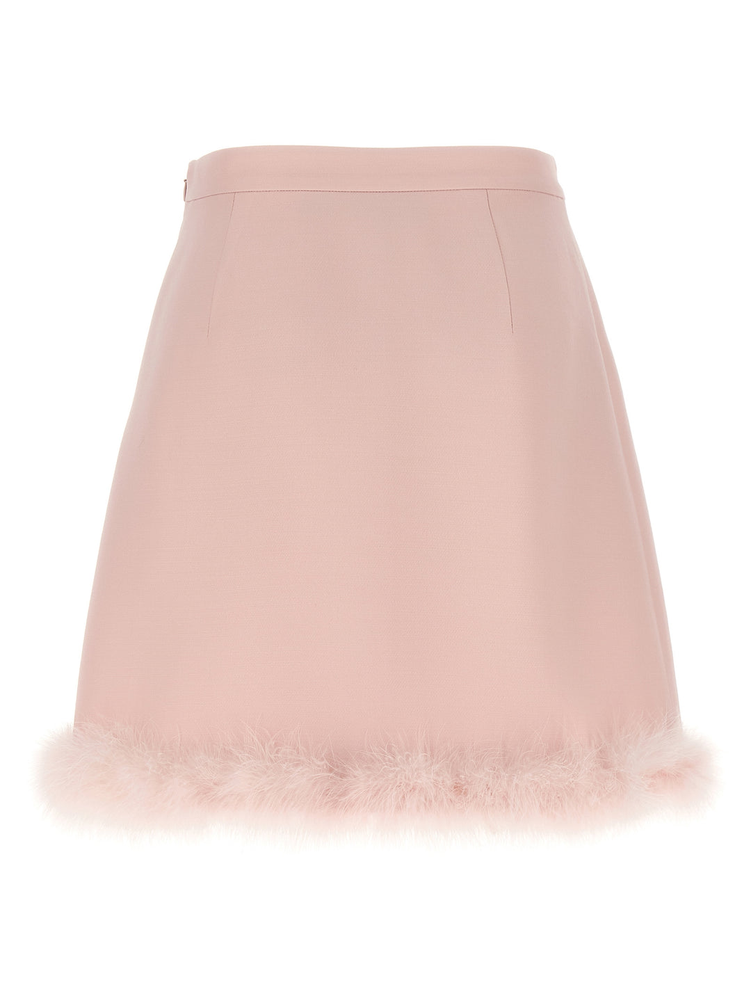 Valentino Garavani Valentino Garavani Feathers Skirt Gonne - Rosa | 9826b491870b4680200e331e1723321e7fbd5c81