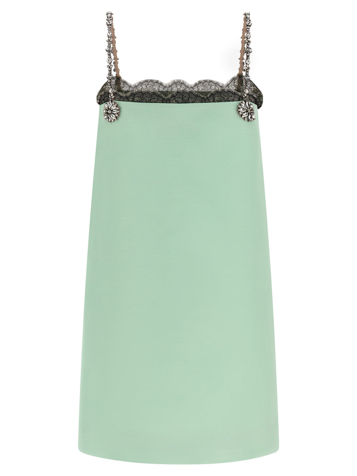 Valentino Garavani Valentino Garavani Crystal Embroidery Dress Abiti - Verde | 5382574aa4733a97d4edc7c64eb67912cf27107a