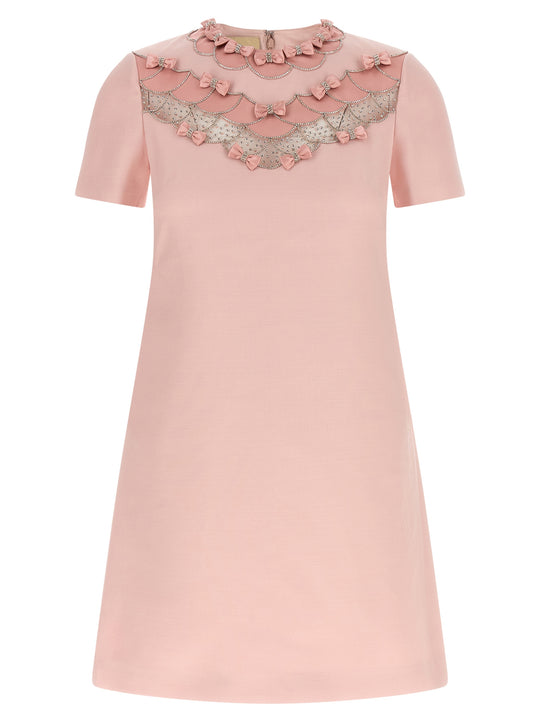 Valentino Garavani Bow Dress Abiti Rosa