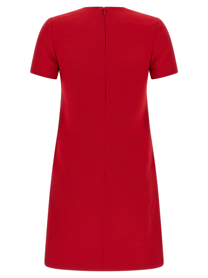 Valentino Garavani Valentino Garavani V Gold Dress Abiti - Rosso | df87c6baa666116be3f1862b157563b33d3f24aa