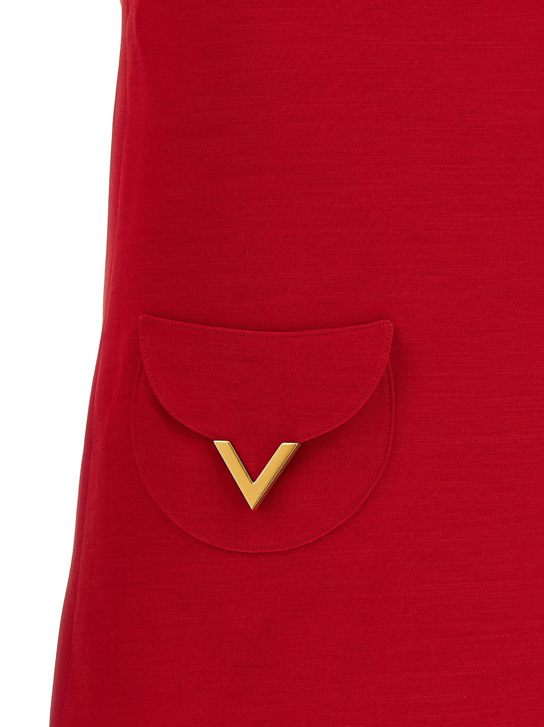Valentino Garavani Valentino Garavani V Gold Dress Abiti - Rosso | aee0fe9af319467d8c39d32f448859db784e8602