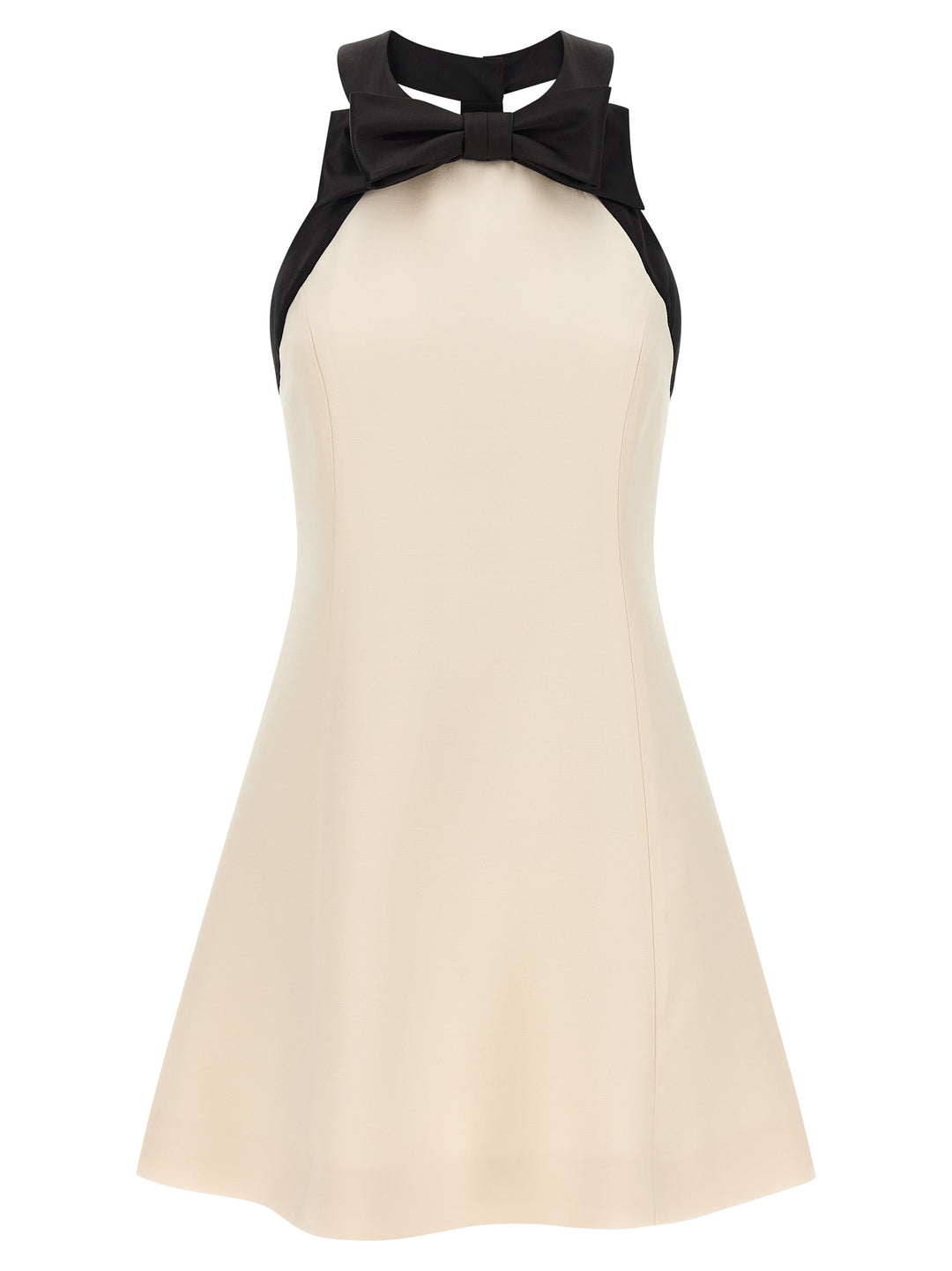Valentino Garavani Valentino Garavani Crêpe Couture Dress Abiti - Bianco/Nero | 1824effc4b11f9f36c84e8b32b56c59ed35b57ee