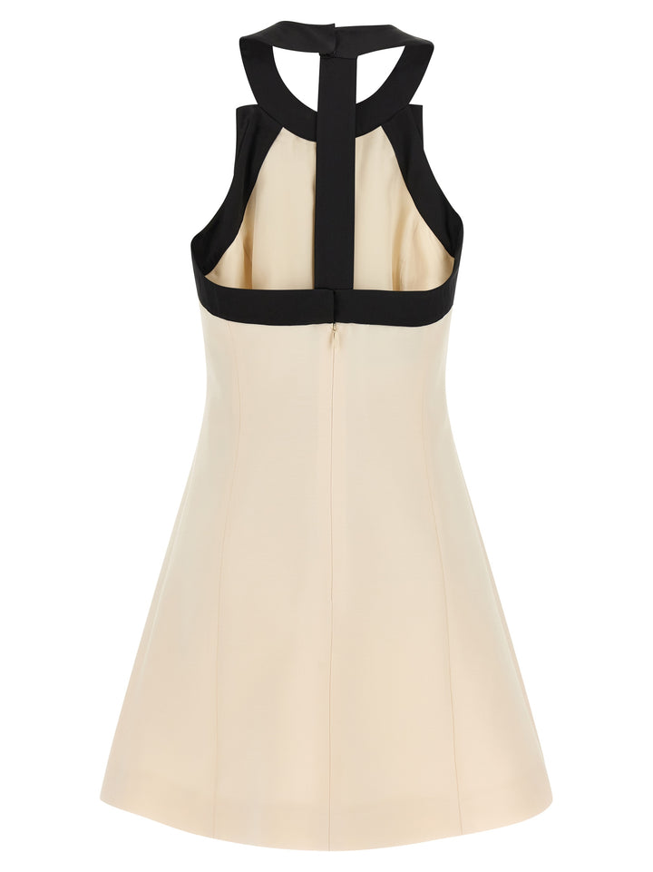 Valentino Garavani Valentino Garavani Crêpe Couture Dress Abiti - Bianco/Nero | 16df36ac313190cbe300bca3c1776a89edf83da9