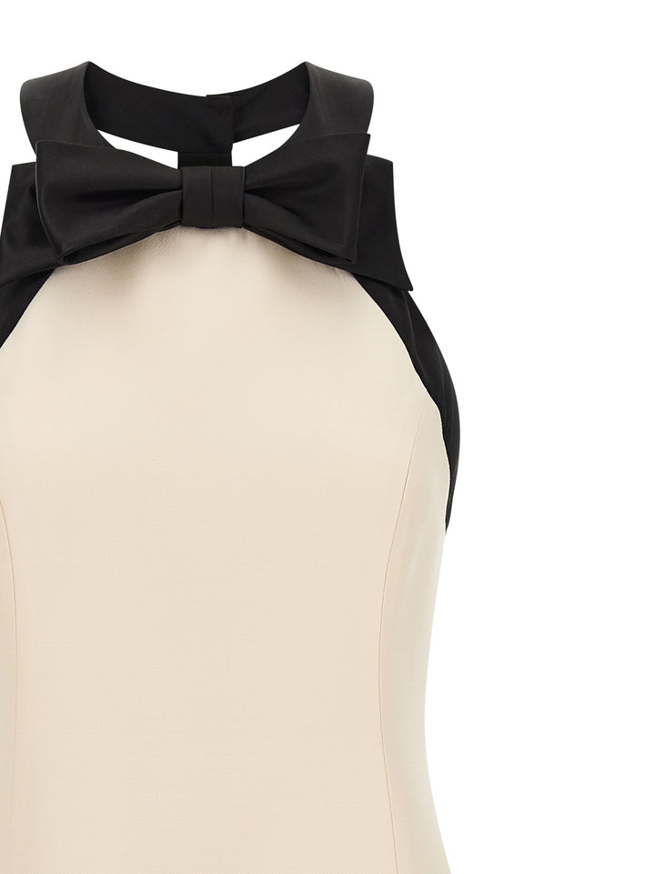 Valentino Garavani Valentino Garavani Crêpe Couture Dress Abiti - Bianco/Nero | 1652f67e9bd820f0707db287c252e692eb69b5c6