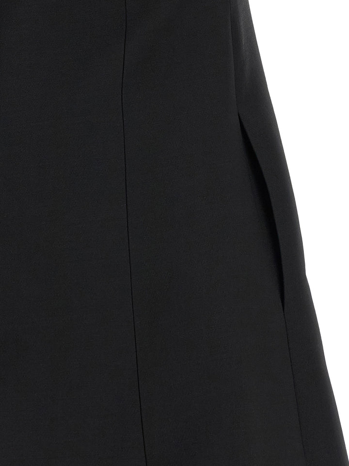 Valentino Garavani Valentino Garavani Dress With Front Embroidery Abiti - Nero | 8db0f5537becdf14b0972b2be07f500b23b8b430
